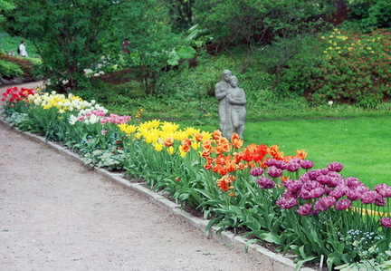 Botanical garden paths