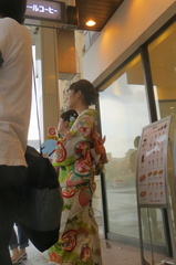 Girl in Kimono at Kyoto