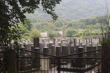 Arashiyama bamboo grove graveyard