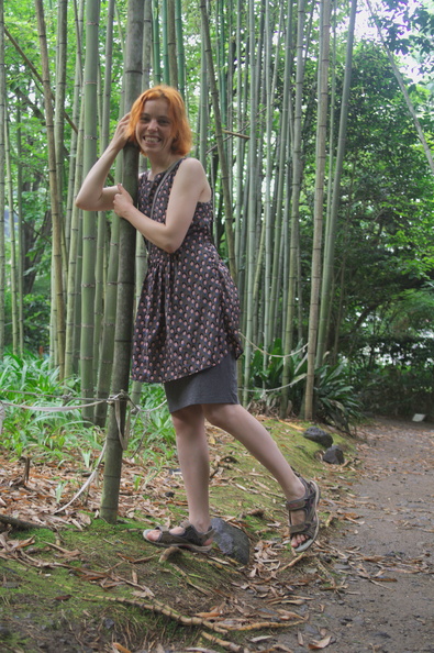 Nixx at Arashiyama bamboo grove