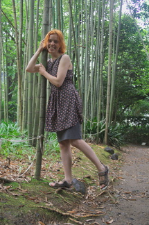 Nixx at Arashiyama bamboo grove