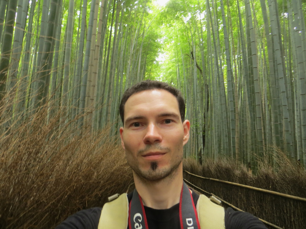 Me at Arashiyama bamboo grove