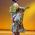 Kimono demonstration at Nishijin Textile Center 4