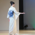 Kimono demonstration at Nishijin Textile Center 13