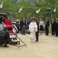 Japanese wedding at Itsukushima shrine