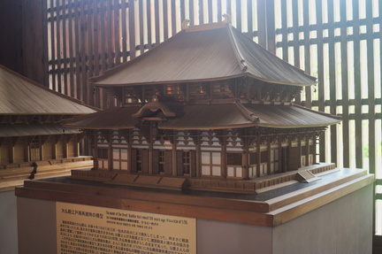 Todaiji temple model