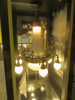 Old station chandelier