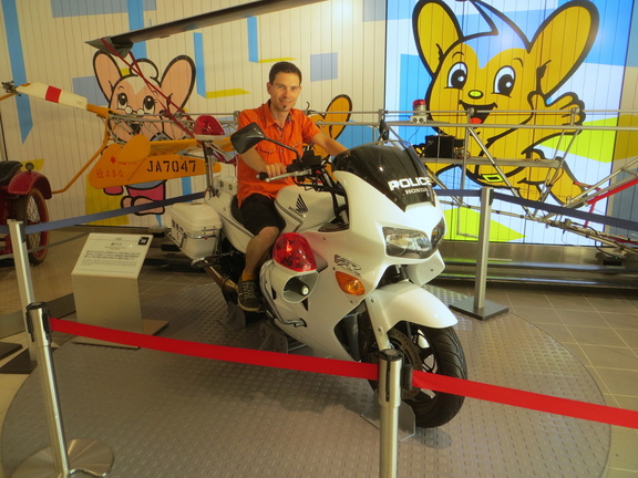 Me at Tokyo police museum