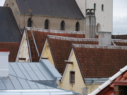 View from the roof on Tallinn Old Town