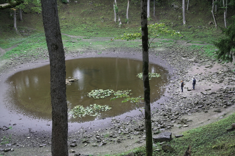 Kaali meteorite crater pond