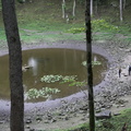Kaali meteorite crater pond