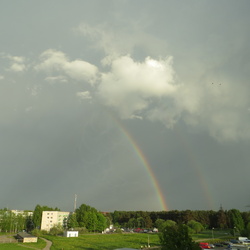 30.05.2013 - Double rainbow at Põhja-Tallinn